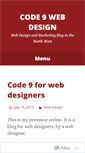 Mobile Screenshot of code9.co.uk