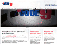 Tablet Screenshot of code9.co.nz